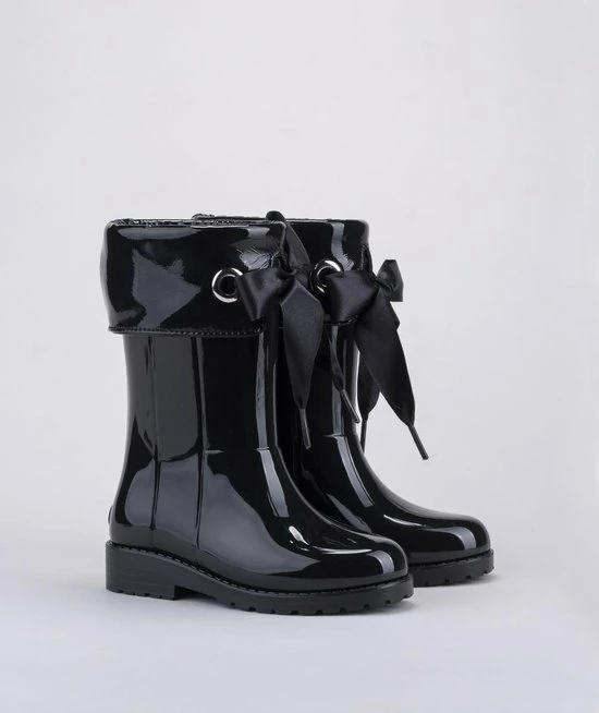 Igor - Regenlaarzen Voor Meisjes - Campera Charol Hoogglans Met Strik - Zwart - Maat 35EU 6 Igor - Regenlaarzen Voor Meisjes - Campera Charol Hoogglans Met Strik - Zwart - Maat 35EU - Afbeelding 4