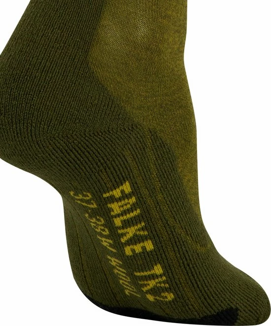 FALKE TK2 Explore Wool Wandelsokken Dikke Versterkte Thermische Sokken Zonder Patroon Met Medium Padding Lang En Warm Voor Wandelen Winter Merinowol Groen Heren Sportsokken - Maat 44-45 6 FALKE TK2 Explore Wool Wandelsokken Dikke Versterkte Thermische Sokken Zonder Patroon Met Medium Padding Lang En Warm Voor Wandelen Winter Merinowol Groen Heren Sportsokken - Maat 44-45 - Afbeelding 4