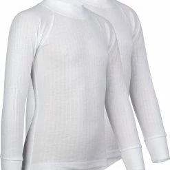 Avento Thermoshirt Kinderen - 2-Pack - Wit - Maat 140
