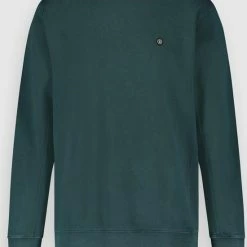 Twinlife Crew Garment Dye Sweater Heren Donker Groen -Flamecan winkel 550x673 4