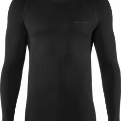 FALKE Warm Tight Fit Slim Fit Base Layer Top Met Lange Mouwen Sneldrogende Thermo Ademend Thermo-Ondergoed Zwart Heren Underwear - Longsleeve - Maat L -Flamecan winkel 550x674 1