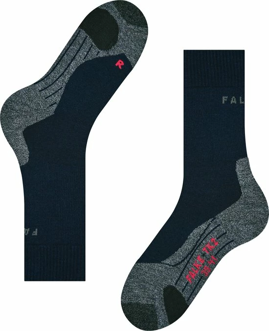 FALKE TK2 Explore Wandelsokken Warm Winter Zacht Thermisch Ademend Anti-blaar Antizweet Zonder Motief Met Elastische Boord Merinowol Blauw Dames Sportsokken - Maat 39-40 13 FALKE TK2 Explore Wandelsokken Warm Winter Zacht Thermisch Ademend Anti-blaar Antizweet Zonder Motief Met Elastische Boord Merinowol Blauw Dames Sportsokken - Maat 39-40 - Afbeelding 11