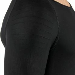 FALKE Warm Tight Fit Slim Fit Base Layer Top Met Lange Mouwen Sneldrogende Thermo Ademend Thermo-Ondergoed Zwart Heren Underwear - Longsleeve - Maat L -Flamecan winkel 550x681 2