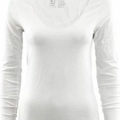 RJ Bodywear Dames Shirt Lange Mouw Thermo Kant Wolwit Mt M