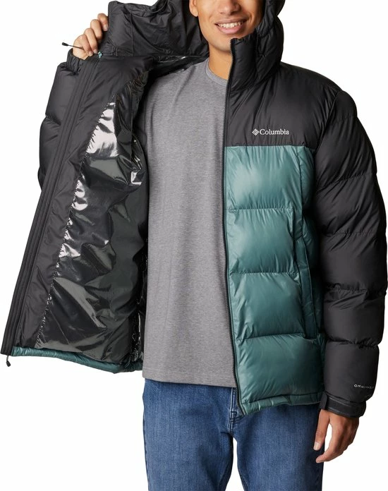 Columbia Pike Lake - Jassen Heren Winter - Outdoorjas - Metal Shiny, Shark - Maat L 6 Columbia Pike Lake - Jassen Heren Winter - Outdoorjas - Metal Shiny, Shark - Maat L - Afbeelding 4