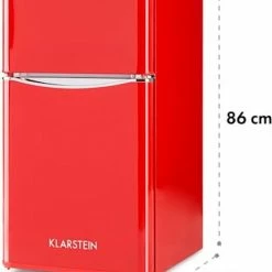 Klarstein 10029332 - Tafelmodel Koel-vriescombinatie - Rood 14 Klarstein 10029332 - Tafelmodel Koel-vriescombinatie - Rood -Flamecan winkel 550x701 1