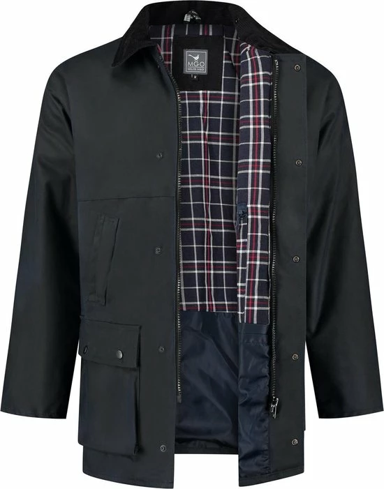 MGO Leisure Wear British Wax Parka Outdoorjas Heren - Maat XXL 8 MGO Leisure Wear British Wax Parka Outdoorjas Heren - Maat XXL - Afbeelding 6