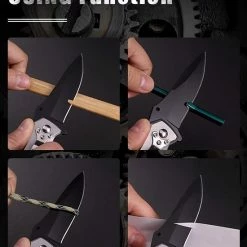 Xinbigo Zakmes - Knife - Zwart Blad - Black Blade - Survival Mes - Jachtmes - Outdoor - Camping - Kamperen - 9 Xinbigo Zakmes - Knife - Zwart Blad - Black Blade - Survival Mes - Jachtmes - Outdoor - Camping - Kamperen - -Flamecan winkel 550x710