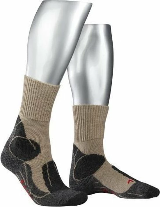 FALKE TK1 Adventure Wandelsokken Dikke Versterkte Thermische Sokken Zonder Patroon Met Medium Padding Lang En Warm Winter Merinowol Beige Heren Sportsokken - Maat 44-45 11 FALKE TK1 Adventure Wandelsokken Dikke Versterkte Thermische Sokken Zonder Patroon Met Medium Padding Lang En Warm Winter Merinowol Beige Heren Sportsokken - Maat 44-45 - Afbeelding 9
