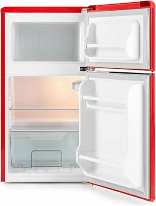 Klarstein 10029332 - Tafelmodel Koel-vriescombinatie - Rood 7 Klarstein 10029332 - Tafelmodel Koel-vriescombinatie - Rood - Afbeelding 5