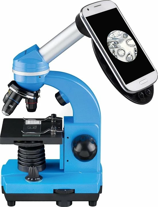 Bresser Junior Biolux SEL Studenten Microscoop - Blauw 6 Bresser Junior Biolux SEL Studenten Microscoop - Blauw - Afbeelding 4