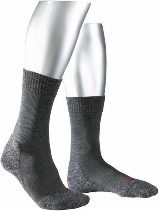 FALKE TK2 Explore Wandelsokken Warm Winter Zacht Thermisch Ademend Anti-blaar Antizweet Zonder Motief Met Elastische Boord Merinowol Grijs Dames Sportsokken - Maat 39-40 15 FALKE TK2 Explore Wandelsokken Warm Winter Zacht Thermisch Ademend Anti-blaar Antizweet Zonder Motief Met Elastische Boord Merinowol Grijs Dames Sportsokken - Maat 39-40 - Afbeelding 13