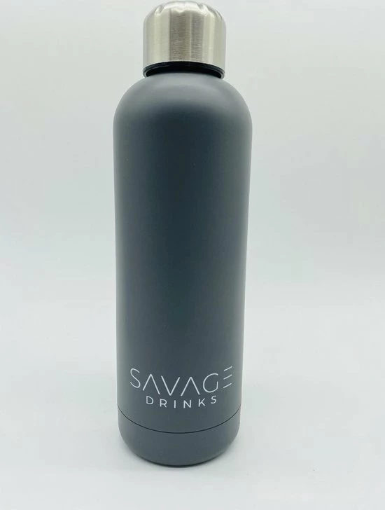 Savage Drinks SAVAGE Drinkfles - Thermosfles - Geïsoleerde Bidon - Metaal 9 Savage Drinks SAVAGE Drinkfles - Thermosfles - Geïsoleerde Bidon - Metaal - Afbeelding 7
