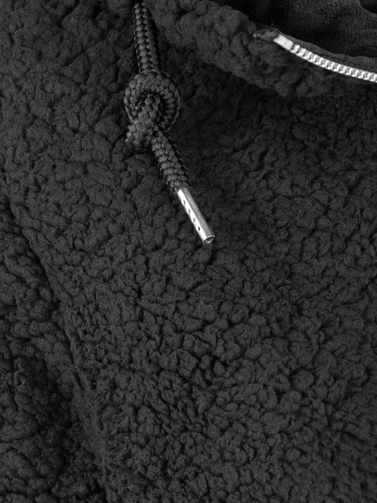 BJØRNSON Ona Parka Sherpa Fleece Vest Dames 4 Seizoenen - Maat 48 - Zwart 6 BJØRNSON Ona Parka Sherpa Fleece Vest Dames 4 Seizoenen - Maat 48 - Zwart - Afbeelding 4