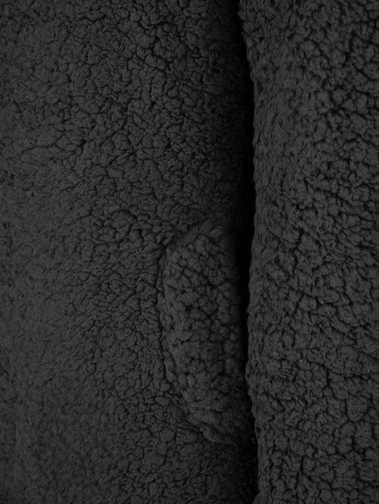 BJØRNSON Ona Parka Sherpa Fleece Vest Dames 4 Seizoenen - Maat 48 - Zwart 8 BJØRNSON Ona Parka Sherpa Fleece Vest Dames 4 Seizoenen - Maat 48 - Zwart - Afbeelding 6