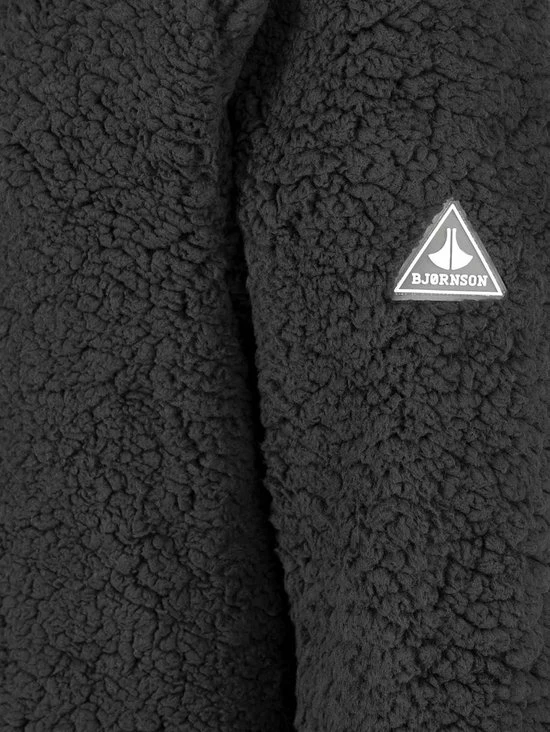 BJØRNSON Ona Parka Sherpa Fleece Vest Dames 4 Seizoenen - Maat 48 - Zwart 9 BJØRNSON Ona Parka Sherpa Fleece Vest Dames 4 Seizoenen - Maat 48 - Zwart - Afbeelding 7