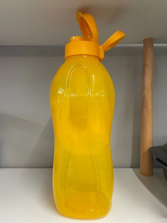 Tupperware Ecofles 2 Liter ORANJE 3 Tupperware Ecofles 2 Liter ORANJE