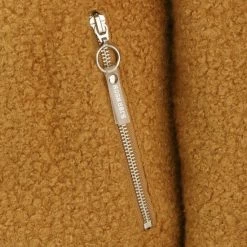 BJØRNSON Inge Gebreide Parka Jas / Vest 4 Seizoenen Dames - Maat 50 - Terracotta -Flamecan winkel 550x733 72