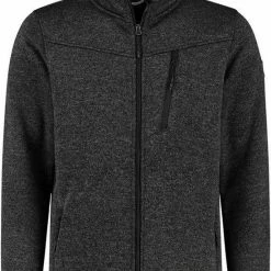 Kjelvik Heren Wintervest - Vest Heren Gevoerd - Scott - Zwart Gemeleerd - Maat XL