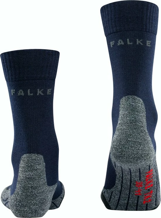 FALKE TK2 Explore Wandelsokken Warm Winter Zacht Thermisch Ademend Anti-blaar Antizweet Zonder Motief Met Elastische Boord Merinowol Blauw Dames Sportsokken - Maat 39-40 4 FALKE TK2 Explore Wandelsokken Warm Winter Zacht Thermisch Ademend Anti-blaar Antizweet Zonder Motief Met Elastische Boord Merinowol Blauw Dames Sportsokken - Maat 39-40 - Afbeelding 2