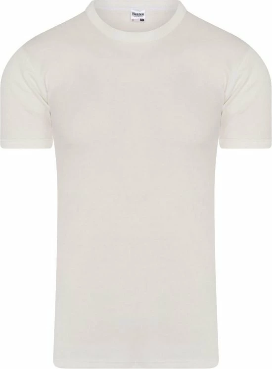 Beeren Thermoshirt Heren Met Korte Mouw - Wit - Maat M - Antistatische Thermo Heren 3 Beeren Thermoshirt Heren Met Korte Mouw - Wit - Maat M - Antistatische Thermo Heren