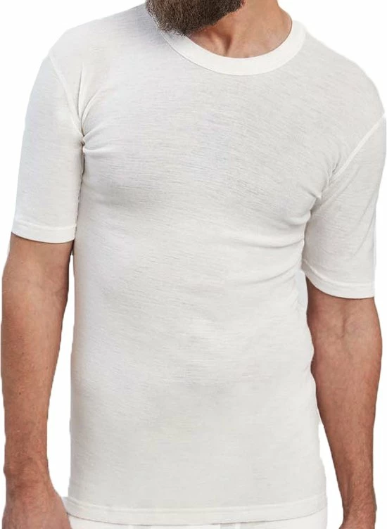 Beeren Thermoshirt Heren Met Korte Mouw - Wit - Maat M - Antistatische Thermo Heren 5 Beeren Thermoshirt Heren Met Korte Mouw - Wit - Maat M - Antistatische Thermo Heren - Afbeelding 3