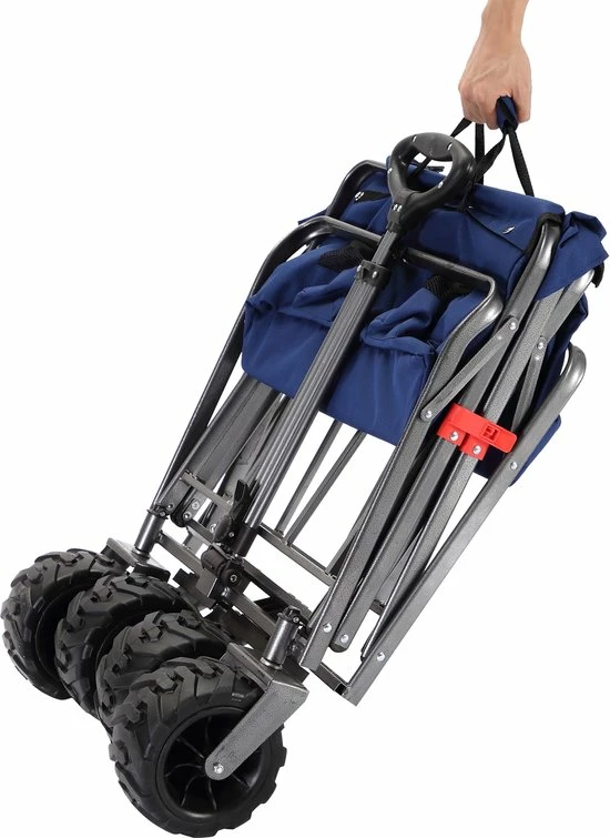 AREBOS Handkar | Transportwagen | Apparatuurwagen | Opvouwbaar | Blauw 13 AREBOS Handkar | Transportwagen | Apparatuurwagen | Opvouwbaar | Blauw - Afbeelding 11