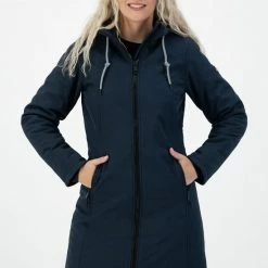 Kjelvik Dames Winterjas - Softshell Parka Dames - Tina - Blauw - Maat 40 7 Kjelvik Dames Winterjas - Softshell Parka Dames - Tina - Blauw - Maat 40 -Flamecan winkel 550x767 10