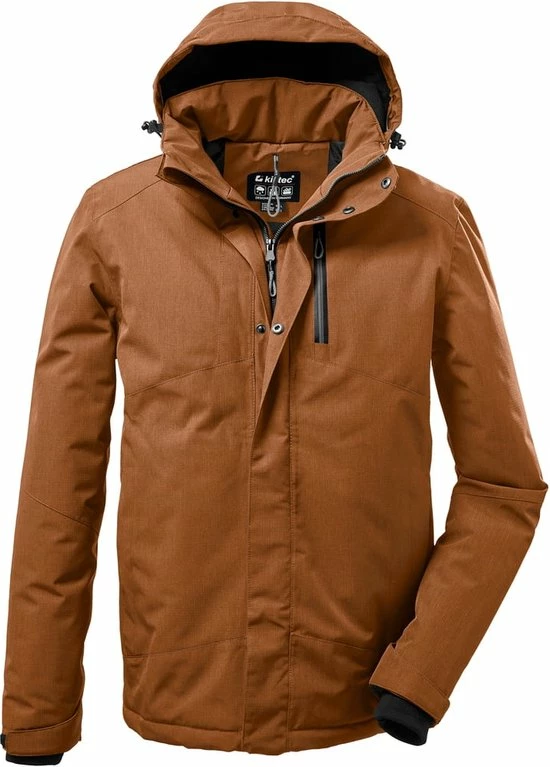 Killtec KOW 161 Men Jacket - Outdoorjas - Heren - Oranje/bruin - Maat XL 3 Killtec KOW 161 Men Jacket - Outdoorjas - Heren - Oranje/bruin - Maat XL