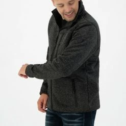 Kjelvik Heren Wintervest - Vest Heren Gevoerd - Scott - Zwart Gemeleerd - Maat XL -Flamecan winkel 550x773 2