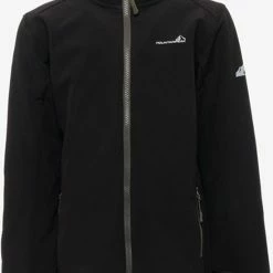 Mountain Peak Kinder Softshell Jas - Zwart - Maat 164 - Winddicht - Ademend Materiaal