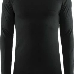 Craft Active Comfort Roundneck Ls Sportshirt Heren - Black Melange -Flamecan winkel 550x774 5