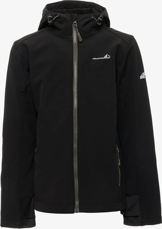 Mountain Peak Kinder Softshell Jas - Zwart - Maat 164 - Winddicht - Ademend Materiaal 3 Mountain Peak Kinder Softshell Jas - Zwart - Maat 164 - Winddicht - Ademend Materiaal