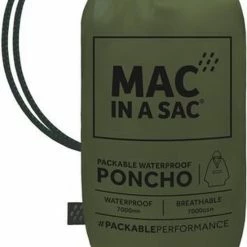 Mac In A Sac - Regenponcho - Khaki -Flamecan winkel 550x780 10