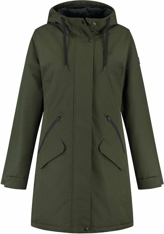 Kjelvik Dames Winterjas - Winterparka Dames - Functionele Winterjas - Didi - Groen - Maat 38 3 Kjelvik Dames Winterjas - Winterparka Dames - Functionele Winterjas - Didi - Groen - Maat 38