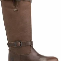 Travelin' Greenland Dames Outdoorlaarzen - Waterdicht En Gevoerde Wandellaars - Donkerbruin Leer - Maat 40