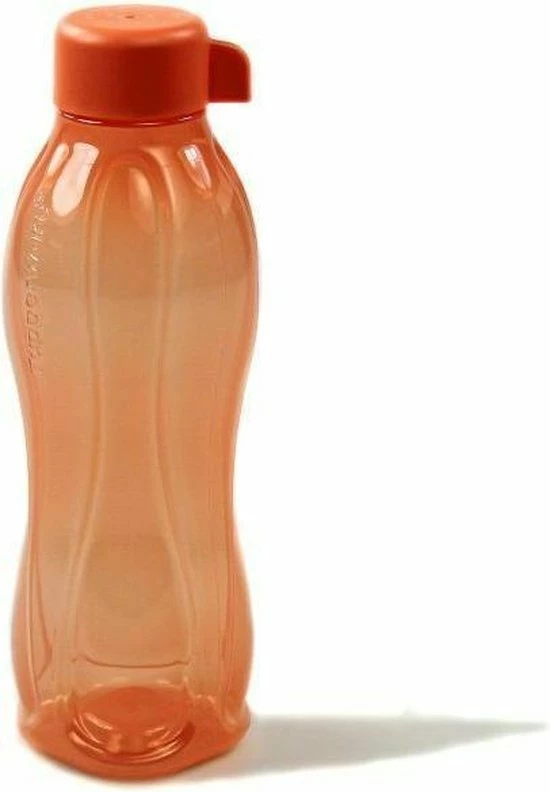 Tupperware Ecofles 500ml Oranje/rood 3 Tupperware Ecofles 500ml Oranje/rood