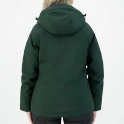 Kjelvik Dames Softshell Jas - Winter Softshell Jas Dames - Cato - Groen - Maat 46 -Flamecan winkel 550x794 3