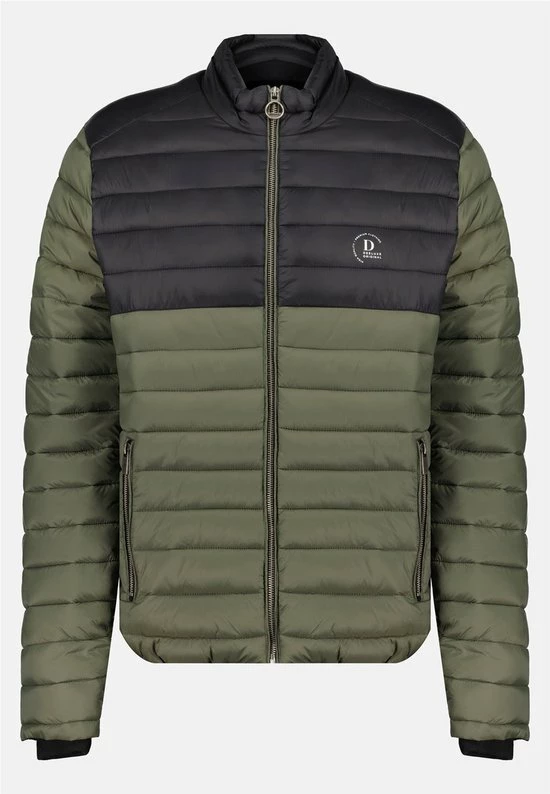 DEELUXE Dik Tweekleurig DonsjackDISCOVER Dark Khaki 4 DEELUXE Dik Tweekleurig DonsjackDISCOVER Dark Khaki - Afbeelding 2