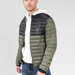 DEELUXE Dik Tweekleurig DonsjackDISCOVER Dark Khaki 10 DEELUXE Dik Tweekleurig DonsjackDISCOVER Dark Khaki -Flamecan winkel 550x795 1