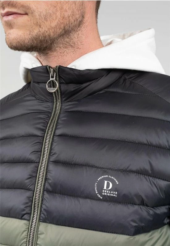 DEELUXE Dik Tweekleurig DonsjackDISCOVER Dark Khaki 7 DEELUXE Dik Tweekleurig DonsjackDISCOVER Dark Khaki - Afbeelding 5