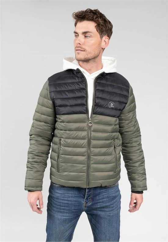 DEELUXE Dik Tweekleurig DonsjackDISCOVER Dark Khaki 8 DEELUXE Dik Tweekleurig DonsjackDISCOVER Dark Khaki - Afbeelding 6