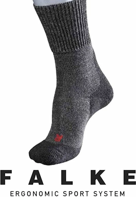 FALKE TK1 Adventure Wandelsokken Dikke Versterkte Thermische Sokken Zonder Patroon Met Medium Padding Lang En Warm Winter Merinowol Grijs Heren Sportsokken - Maat 39-41 11 FALKE TK1 Adventure Wandelsokken Dikke Versterkte Thermische Sokken Zonder Patroon Met Medium Padding Lang En Warm Winter Merinowol Grijs Heren Sportsokken - Maat 39-41 - Afbeelding 9