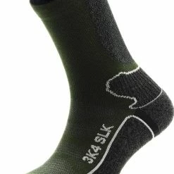 Enforma SLK-3K4 Highlands Wandelsokken - Sportsokken - Merino - Groen/Zwart - L (42-44)
