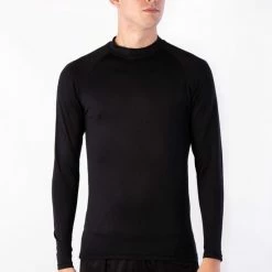 Avento Shirt Base Layer Lange Mouw - Mannen - Zwart - Maat XXL -Flamecan winkel 550x799 6