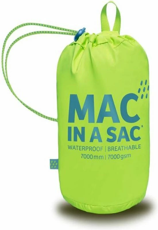 Mac In A Sac Origin 2 Regenjas Unisex - Neon Geel - Maat M 7 Mac In A Sac Origin 2 Regenjas Unisex - Neon Geel - Maat M - Afbeelding 5