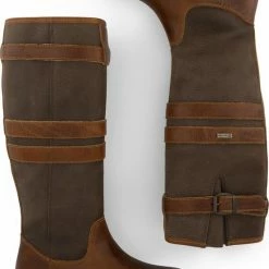 Travelin' Lindau Dames - Leren Outdoorlaars - Waterdicht En Ademend - Laarzen Bruin Leer - Maat 37 -Flamecan winkel 550x803