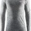 Craft Active Comfort Roundneck Ls Sportshirt Heren - Black Melange