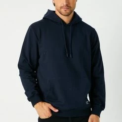 Merkloos Comeor Hoodie Heren - Blauw - Dik - 3XL