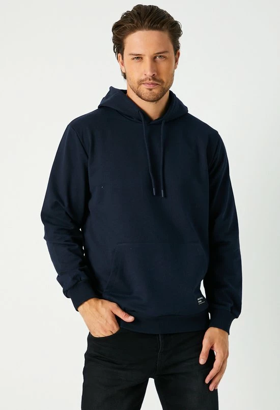 Merkloos Comeor Hoodie Heren - Blauw - Dik - 3XL 3 Merkloos Comeor Hoodie Heren - Blauw - Dik - 3XL